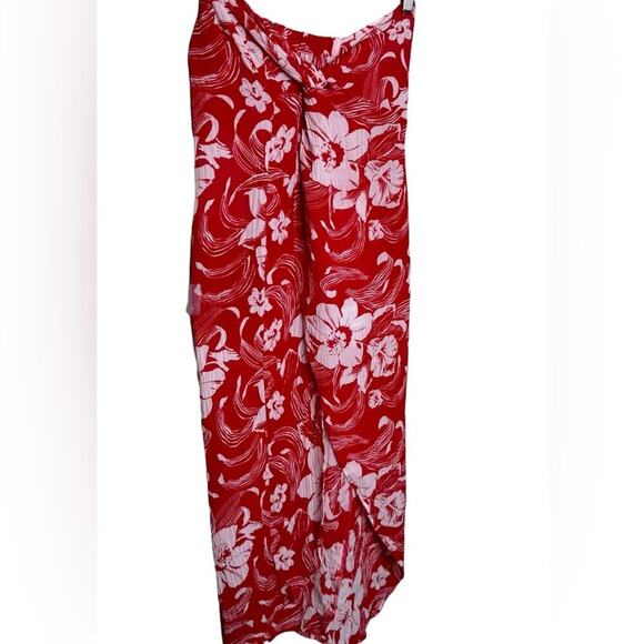 FAITHFULL THE LABEL - LULU MAXI SKIRT CAMARA FLORAL PRINT - RED Size 4 - Picture 5 of 8